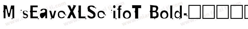 MrsEaveXLSerifoT Bold字体转换